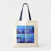 Vier vierkantsfoto's toevoegen tote bag (Voorkant)