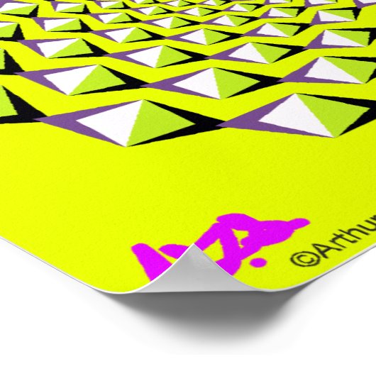 Vier vierkantsvierkante Poster (Hoek)