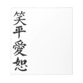 Vier virtualisaties notitieblok (Voorkant)