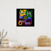 Vier virtualisaties poster (Keuken)