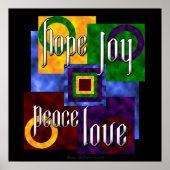 Vier virtualisaties poster (Voorkant)