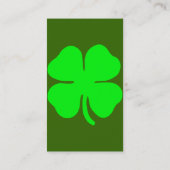 Vier Visitekaartje met lederen klavier (Achterkant)