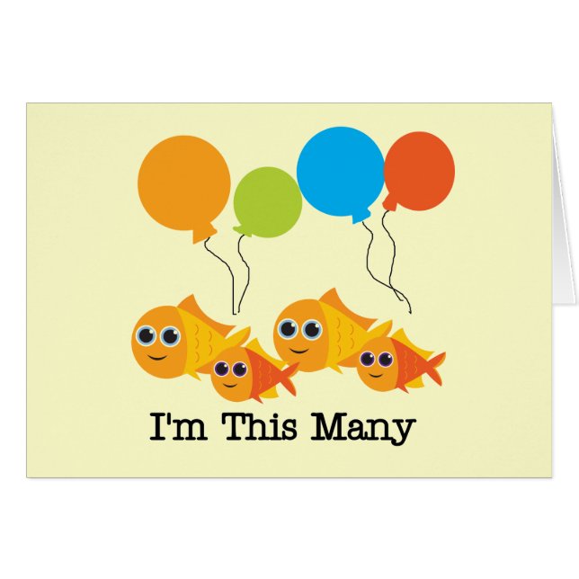 Vier Vissen Ik ben Dit Vele Tshirts en Geschenken (Voorkant Horizontaal)