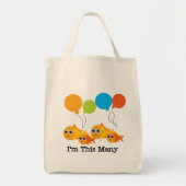 Vier Vissen Ik ben Dit Vele Tshirts en Geschenken Tote Bag (Voorkant)