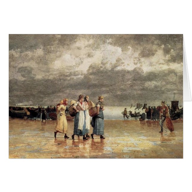 Vier visvrouwen (Voorkant Horizontaal)