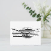  vier-vleugelvliegers briefkaart (Staand voorkant)