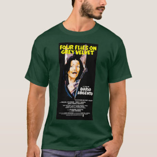 Vier vliegen op Gray Velvet 1971 Dario Argento (2) T-shirt