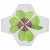 Vier  Voetbal met lederen klaver (Enkel)