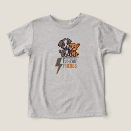Vier vrienden ooit - Schattige Dog & Cat Besties T