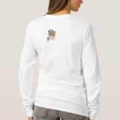 Vier vrienden ooit - Schattige Dog & Cat Besties T T-shirt (Achterkant)