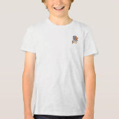 Vier vrienden ooit - Schattige Dog & Cat Besties T Tri-Blend Shirt (Voorkant)