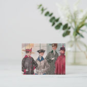 Vier vrienden visitekaartje (Staand voorkant)