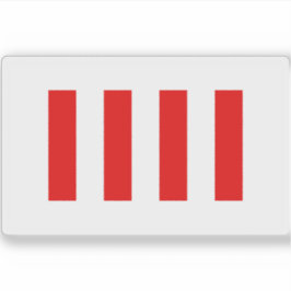 Vier Vrijheden Vlag of Verenigde Naties Eer Vlag Sticker