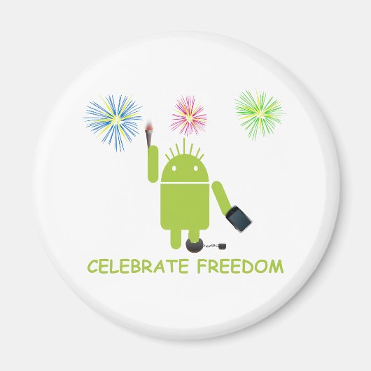 Vier vrijheid (Android Software Developer) Magneet (Voorkant)