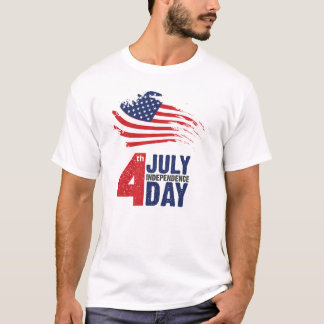 Vier vrijheid in stijl: patriottische 4th of July T-shirt