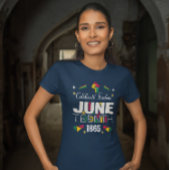 Vier Vrijheid JUNETEEENTH 1865 Zwarte Geschiedenis T-shirt