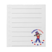 Vier Vrijheid  Notitieblok (Voorkant)