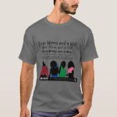 Vier vrouwen en een Will Keepomwille Unisex T-shir T-shirt (Voorkant)