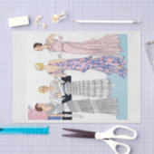 Vier vrouwen van Dupouy-Magnin Tissuepapier (Craft)