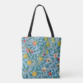 Vier Vruchten, patroon van William Morris Tote Bag (Achterkant)