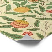 Vier Vruchten, William Morris Poster (Hoek)