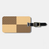 Vier Wafers Bagagelabel (Voorkant horizontaal)