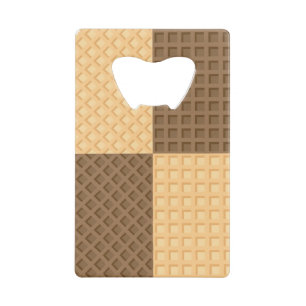 Vier Wafers Creditkaart Flessenopener
