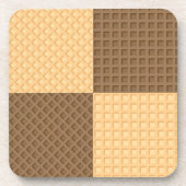 Vier Wafers Drankjes Onderzetter (Voorkant)