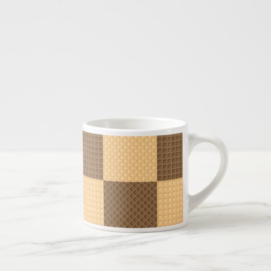 Vier Wafers Espresso Kop (Rechts)