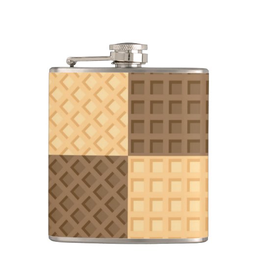 Vier Wafers Heupfles (Voorkant)