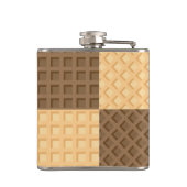 Vier Wafers Heupfles (Achterkant)