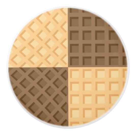 Vier Wafers Keramische Knop (Voorkant)