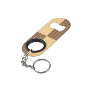 Vier Wafers Mini Flessenopener (Achterkant Gekanteld)