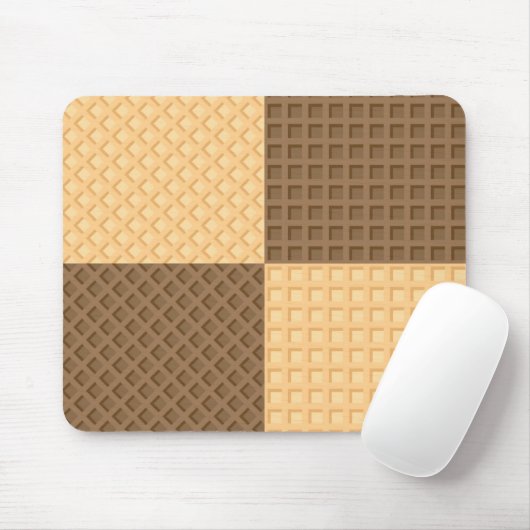 Vier Wafers Muismat (Met muis)