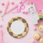 Vier Wafers Papieren Bordje (Feest)