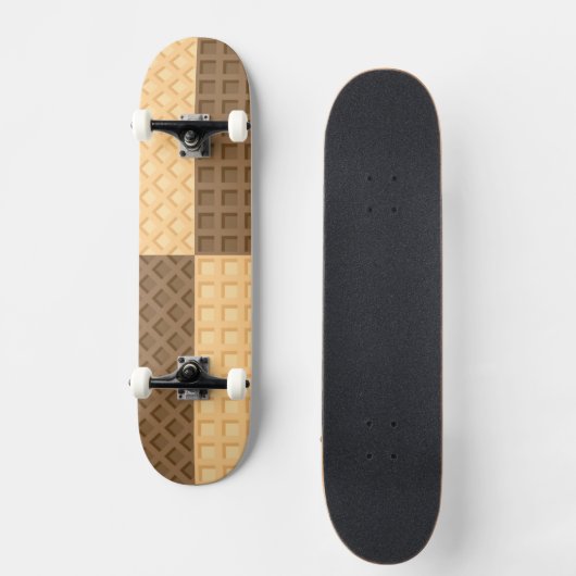 Vier Wafers Persoonlijk Skateboard (Voorkant)