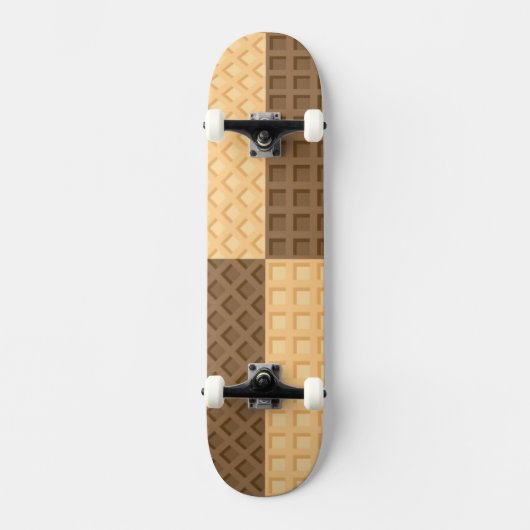 Vier Wafers Persoonlijk Skateboard (Voorkant)