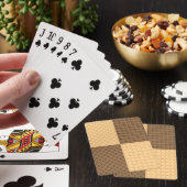 Vier Wafers Pokerkaarten (Insitu)