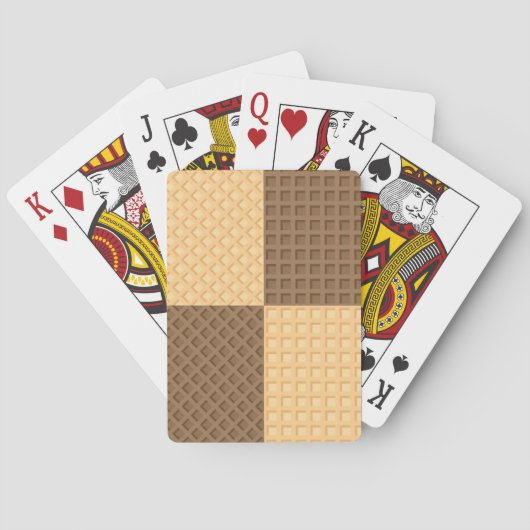 Vier Wafers Pokerkaarten (Achterkant)