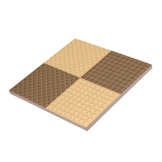 Vier Wafers Tegeltje (Zijkant)