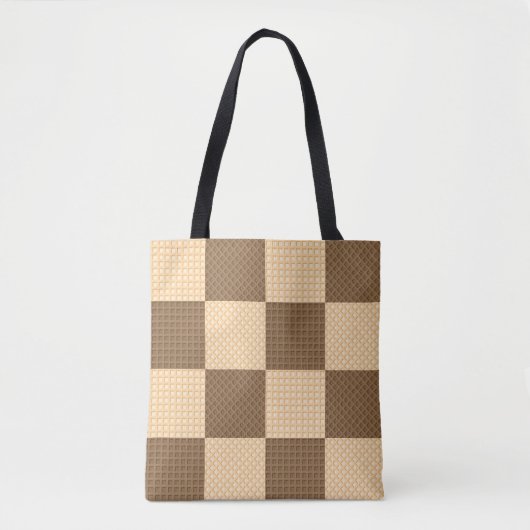 Vier Wafers Tote Bag (Voorkant)