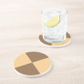 Vier Wafers Zandsteen Onderzetter (Zijkant)