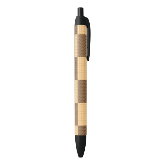 Vier Wafers Zwarte Inkt Pen (Achterkant (Verticaal))