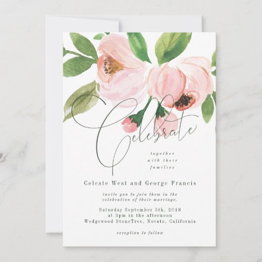 vier waterverf. kaart (Voorkant)