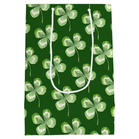 Vier Waterverf met lederen klavier Medium Cadeauzakje (Achterkant)