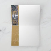 Vier Weerspiegelde Bomen Kaart (Binnen)