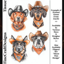 Vier westerse cowboyhonden met hoeden DN9R decoupa