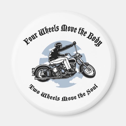 Vier wielen III Magneet (Voorkant)