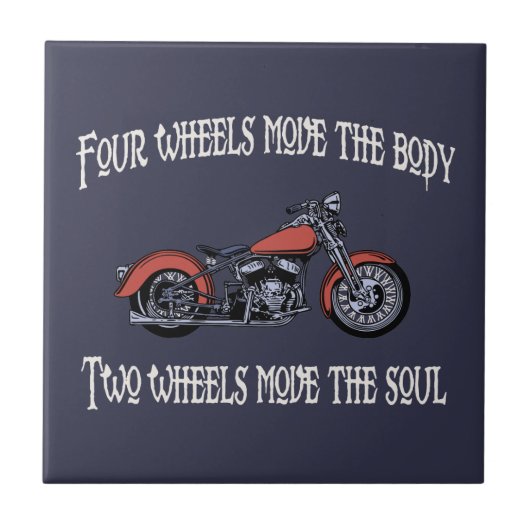 Vier wielen verplaatsen 717 tegeltje (Voorkant)