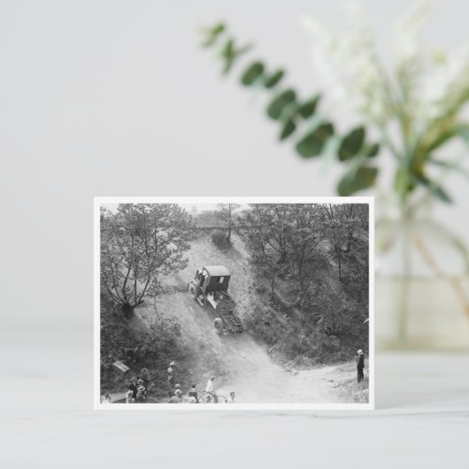 Vier wielrijdende hellingen briefkaart (Staand voorkant)